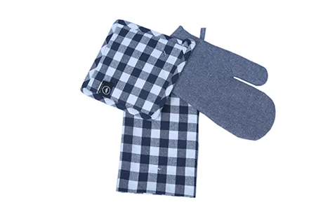 Recycled Kitchen Set 4-parts Sture, Navy Blue/White