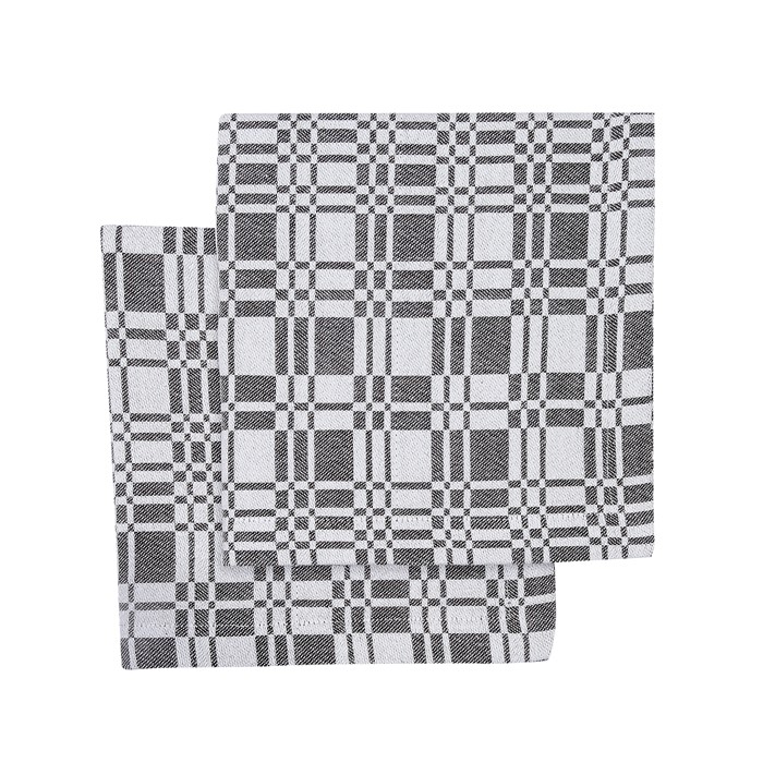 Recycled Napkin 2-pack Lilly, Brown/Beige