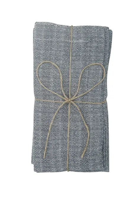 Recycled Napkin 2-pack Meja, Dark Grey/Silver