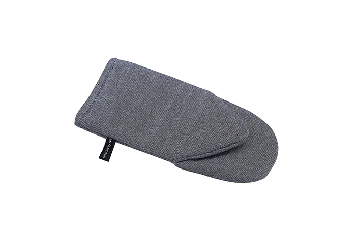 Recycled Oven Mitt Gösta, Navy Blue/White