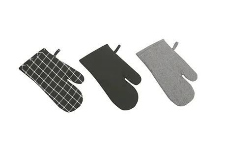 Recycled Oven Mitt Recycling, 3-assorted, Olive Green/Beige