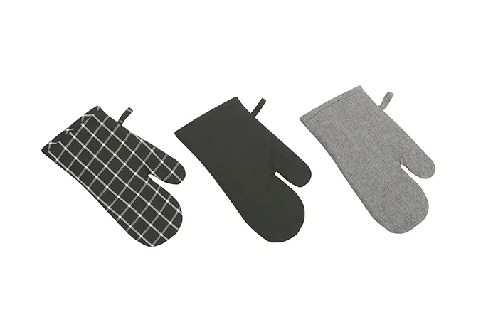 Recycled Oven Mitt Recycling, 3-assorted, Olive Green/Beige