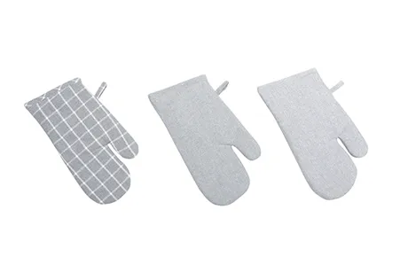 Recycled Oven Mitt Recycling, 3-assorted, Grey/White
