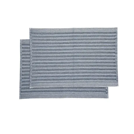 Recycled Placemat 2-pack Gerda, Blue Multi
