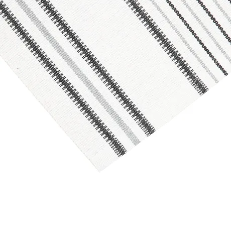Recycled Table Runner Linda, Grey/White