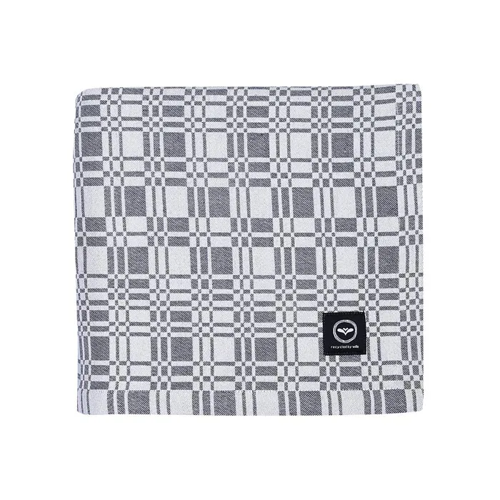 Recycled Tablecloth Lilly, Navy Blue/Beige