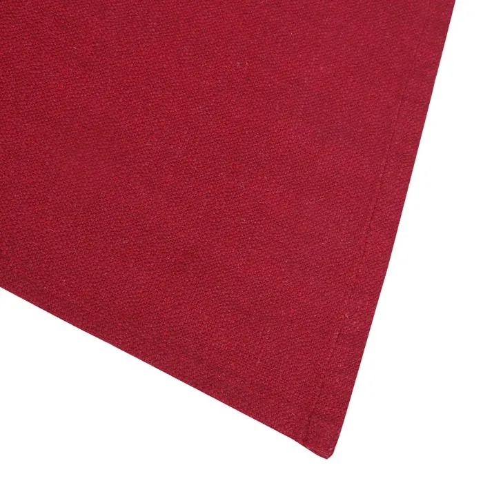 Recycled Tablecloth Meja, Dark Red