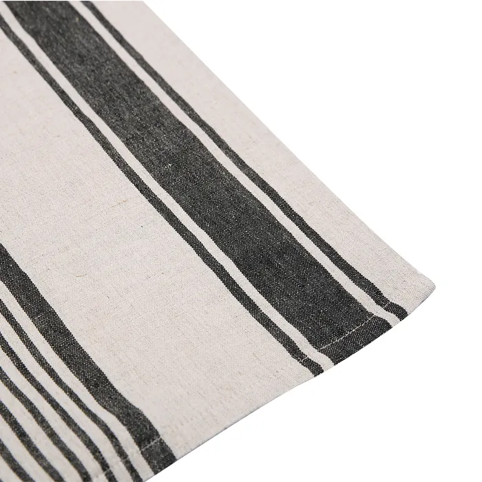 Tea Towel 2-pack Lukas, Black/Linen