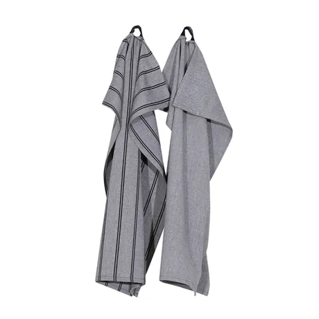 Recycled Tea Towel 2-pack Agda, Brown/Beige