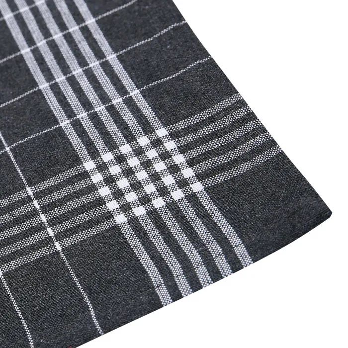 Recycled Tea Towel 2-pack Astrid, Dark Grey/White