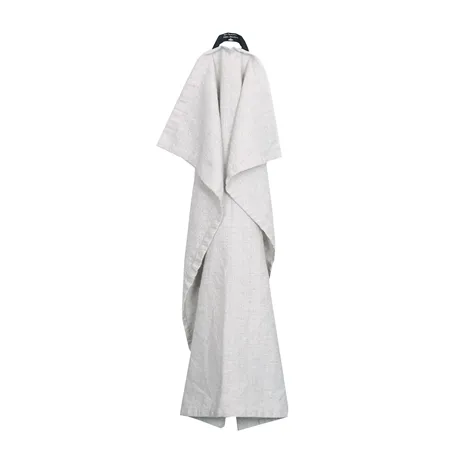 Recycled Tea Towel Meja, Beige/Silver