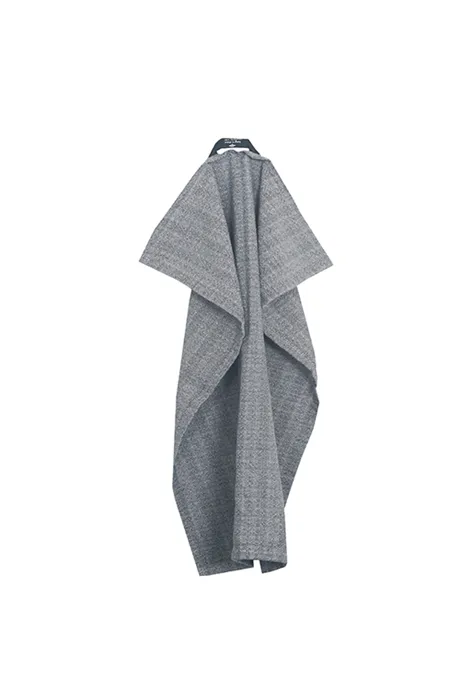 Recycled Tea Towel Meja, Dark Grey/Silver