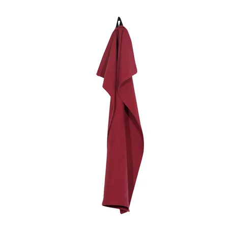 Recycled Tea Towel Meja, Dark Red