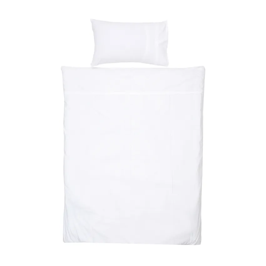 Organic Baby Duvet Cover Set, White