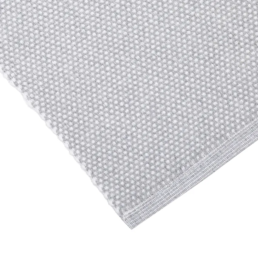 Recycled Table Runner Kalle, Grey/Light Grey