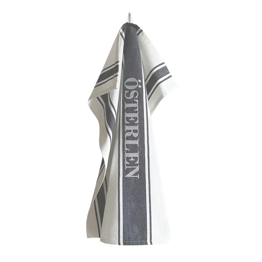 Tea Towel Österlen, Grey/White