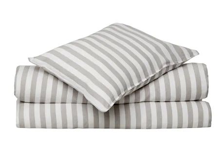 Pillowcase Linus, Grey/White