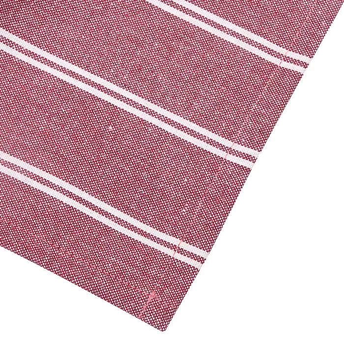 Recycled Tea Towel 2-pack Agda, Dark Red/Beige