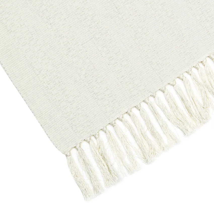 Recycled Table Runner Noa, Ecru
