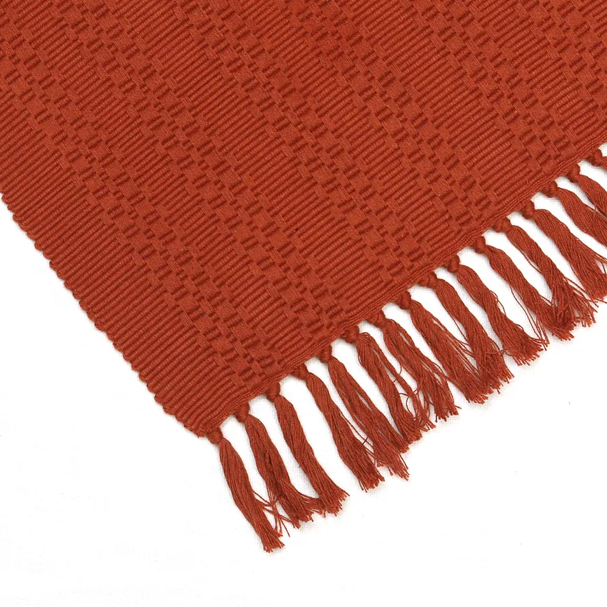 Recycled Table Runner Noa, Rust
