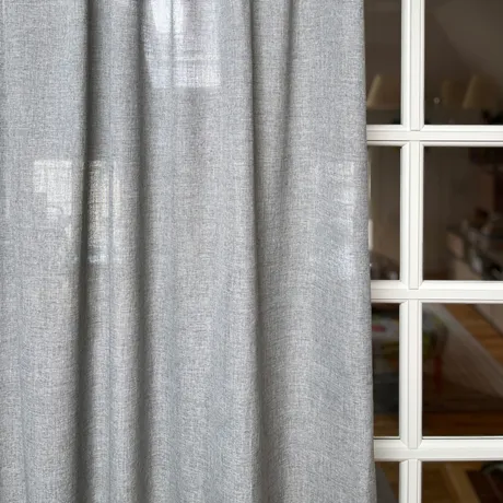 Recycled Curtain Panel 2-pack Petra, Grey