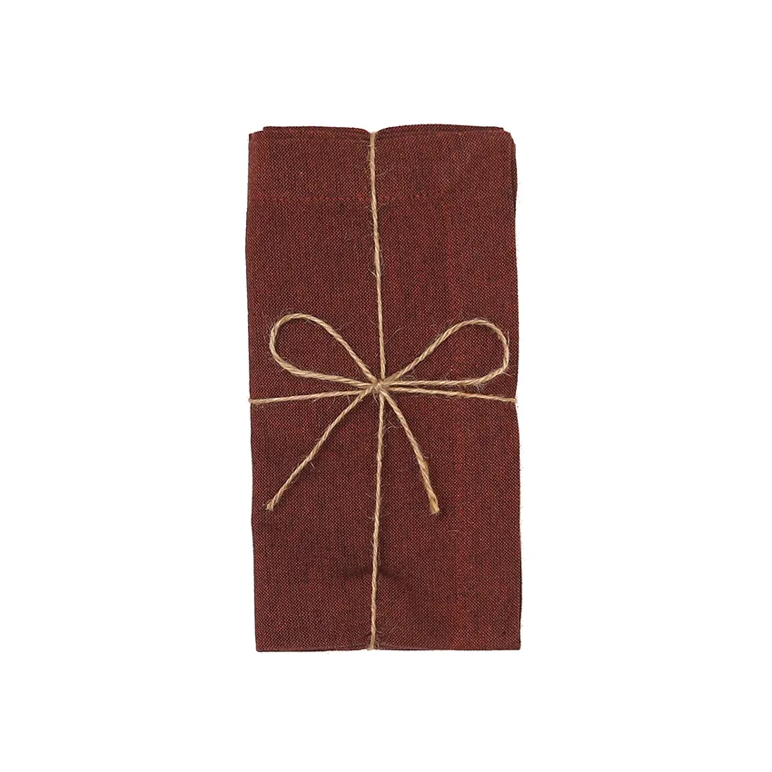 Recycled Napkin 2-pack Elin, Rost/Black
