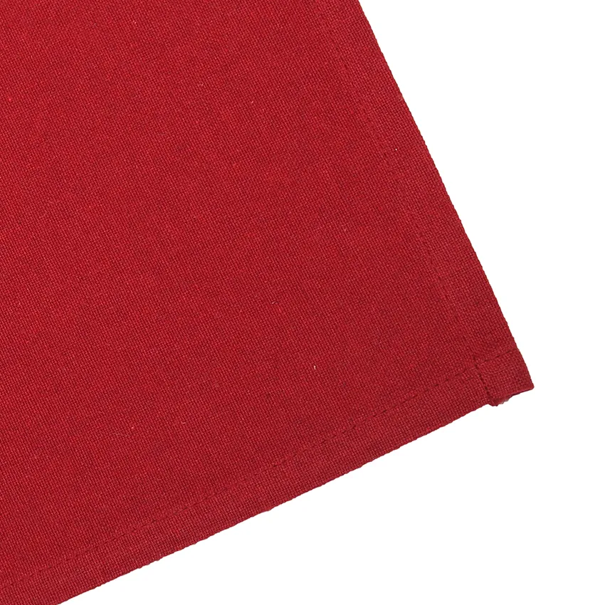 Recycled Tea Towel Recycling, 4-assorted, Dark Red/Beige