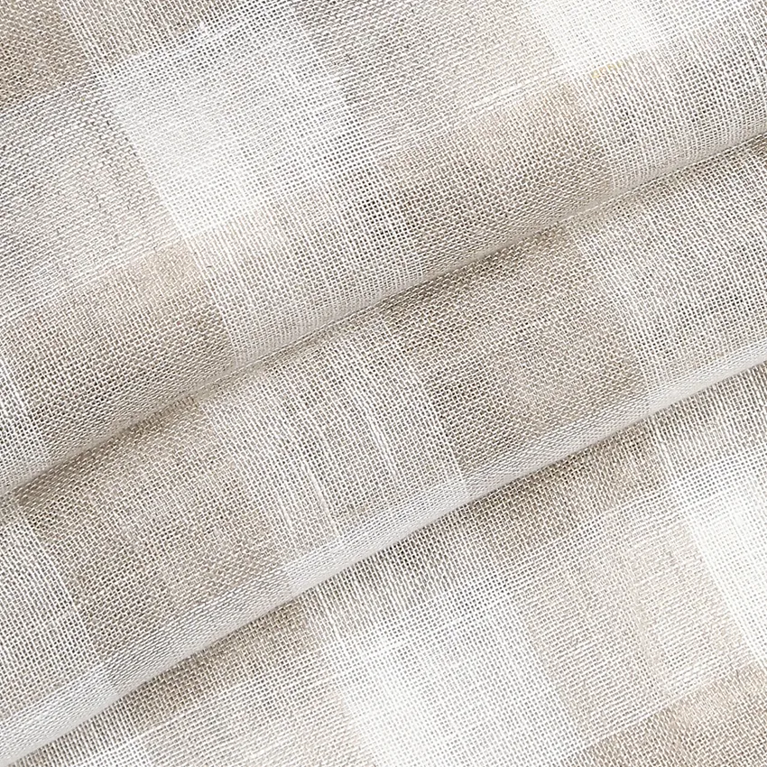 Fabric Lisen, Linen/Off-White