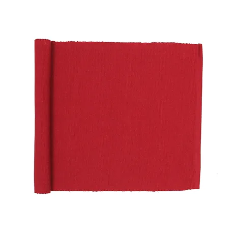 Recycled Table Runner Elin, Dark Red