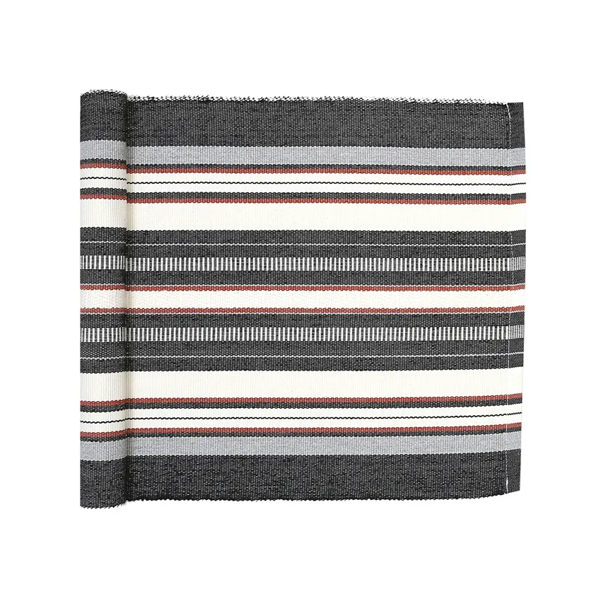 Recycled Table Runner Karin, Black Multi 