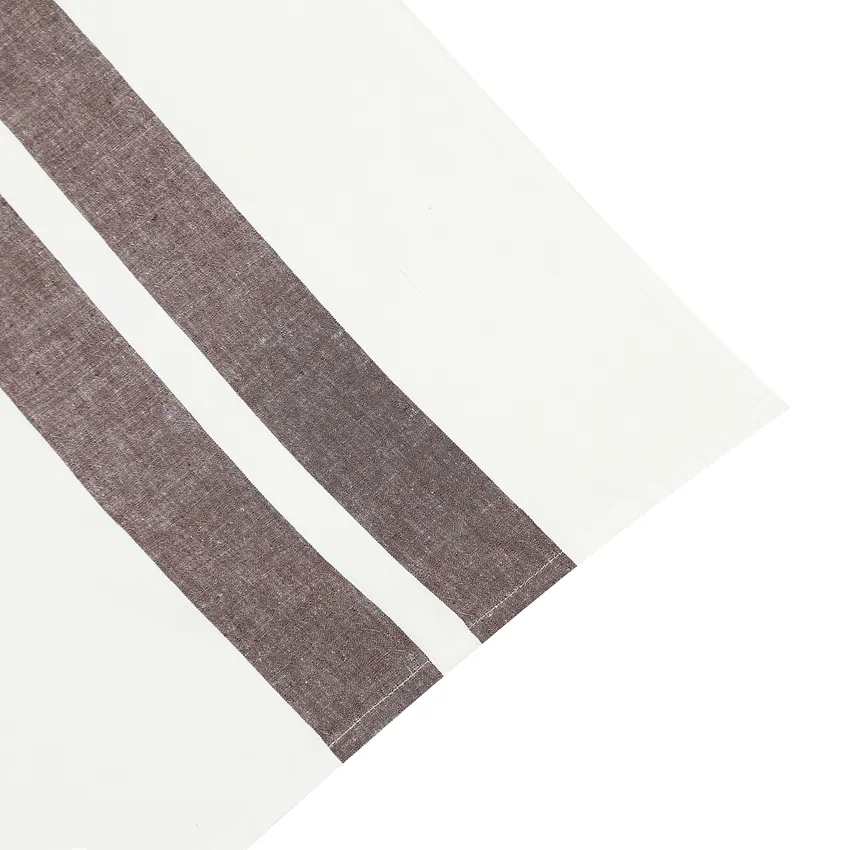 Tea Towel 2-pack Adrian, Brown/White 