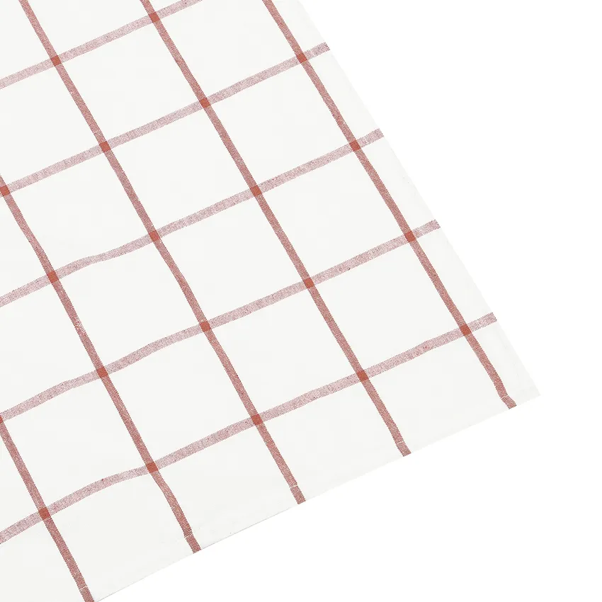 Tea Towel 2-pack Adrian, Rust/White 