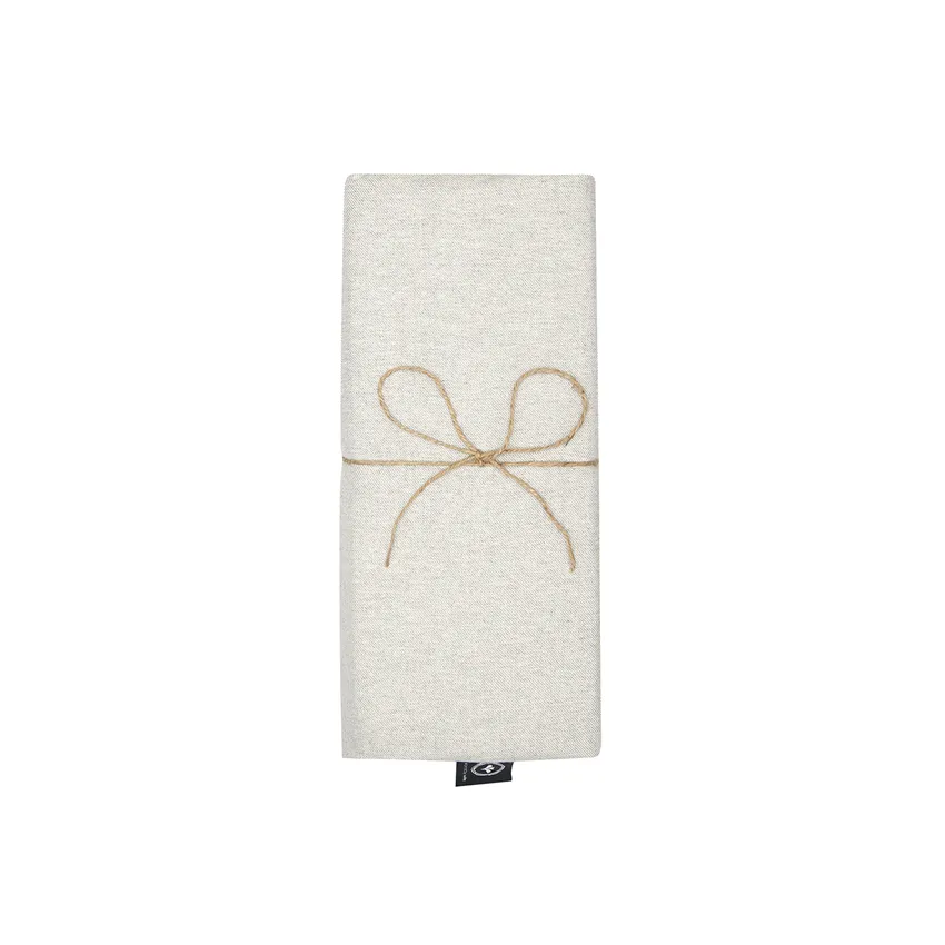 Recycled Duvet Cover Set Estelle, 2-parts, Beige/Light Grey