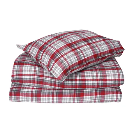 Duvet Cover Set 2-parts Åre, Red/White