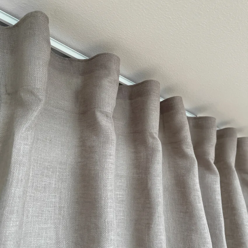 Curtain Panel 2-pack Lisa, Linen Grey