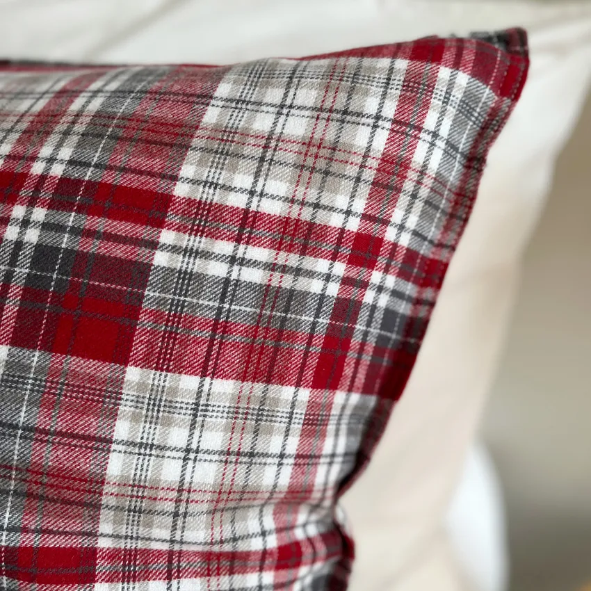 Duvet Cover Set 2-parts Åre, Red/White