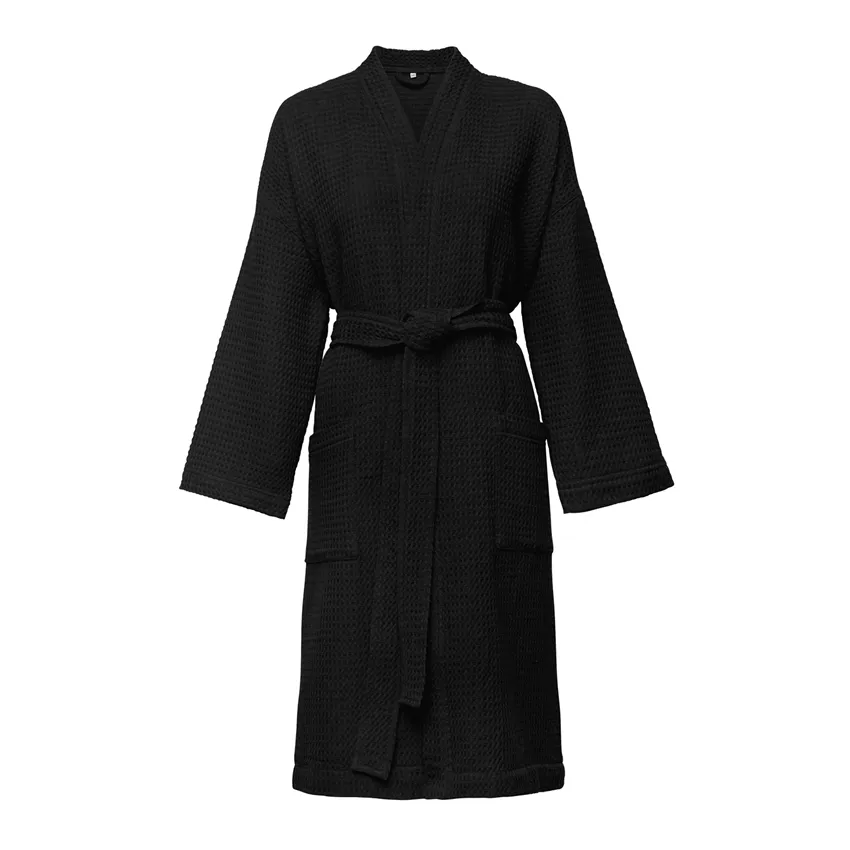 Recycled Bathrobe Wilma, Black