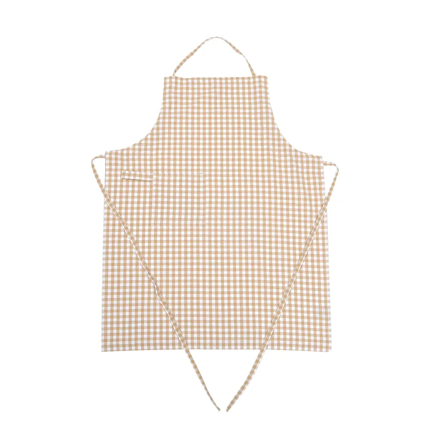 Recycled Apron Bella, Sand/White