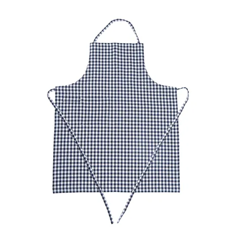 Recycled Apron Bella, Navy Blue/White