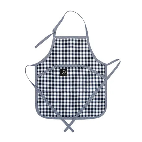 Recycled Childen's Apron Bella, Navy Blue/White