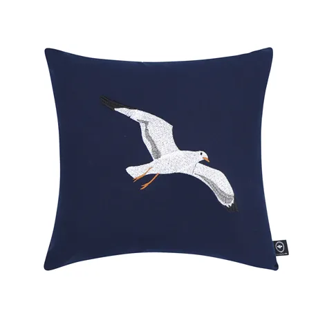 Recycled Cushion Cover Måns, Navy Blue