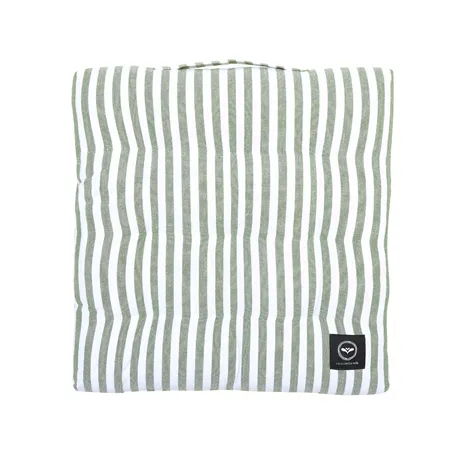 Recycled Chair Pad Melker, Wipeable, Green/White