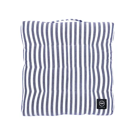 Recycled Chair Pad Melker, Wipeable, Navy Blue/White