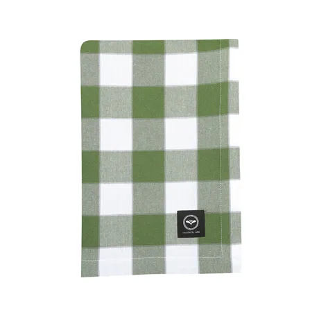 Recycled Tablecloth Ted, Green/White