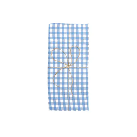 Recycled Curtain Panel 2-pack Bella, Light Blue/White