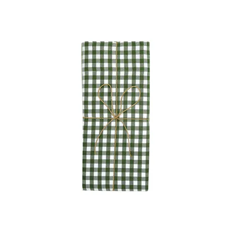 Recycled Curtain Panel 2-pack Bella, Green/White