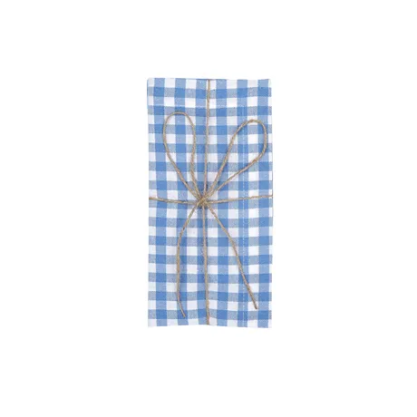 Recycled Napkin 2-pack Bella, Light Blue/White