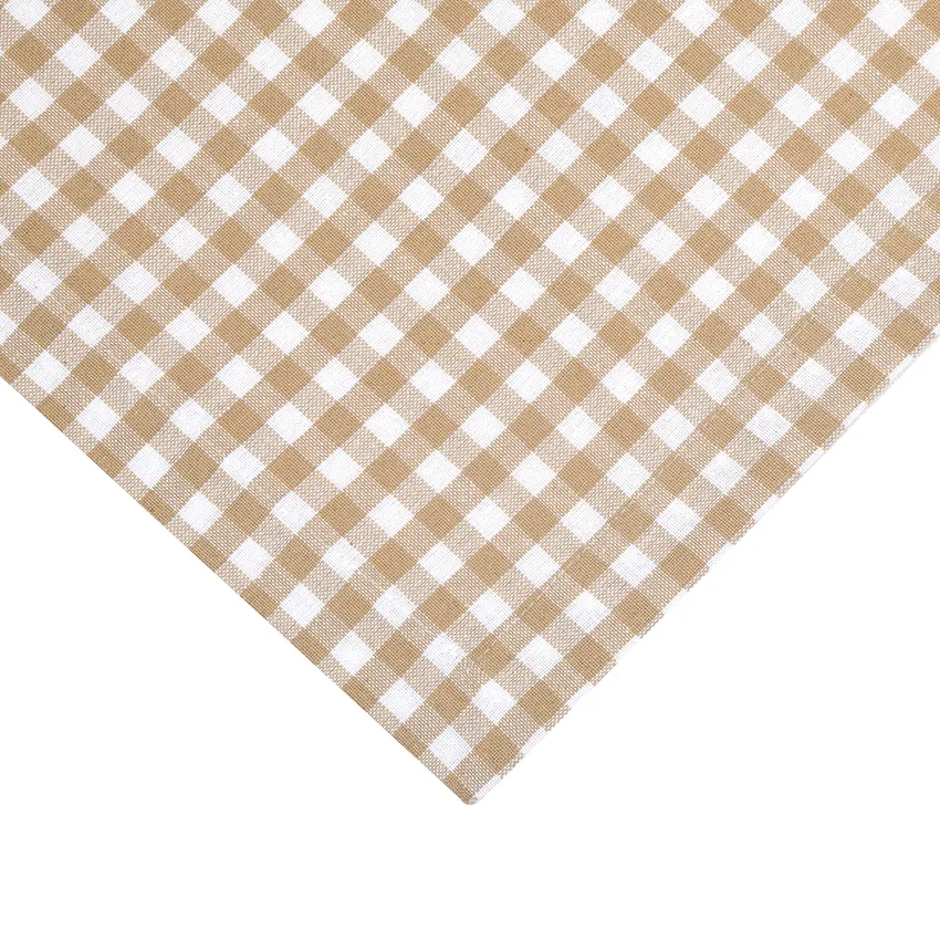 Recycled Tablecloth Bella, Sand/White