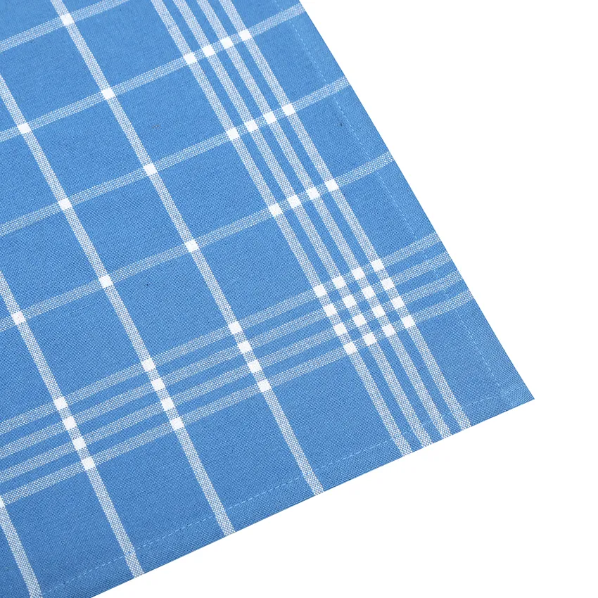 Recycled Tea Towel Recycling, 4-assorted, Light Blue/White
