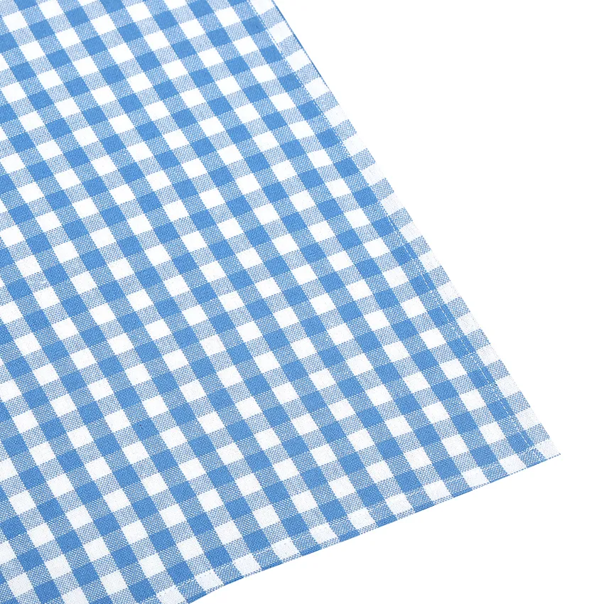 Recycled Tea Towel Recycling, 4-assorted, Light Blue/White
